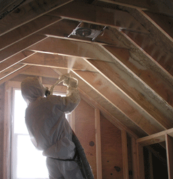  RI attic spray foam insulation